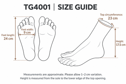 TG4001 realistic silicone foot model for display